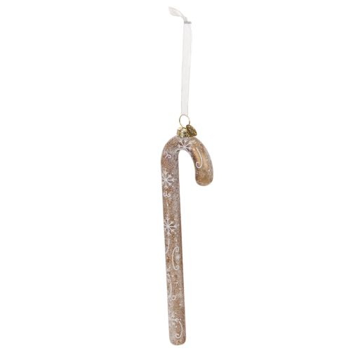Glasdekoration i polkagris, nostalgisk julgransdekoration, 22 cm | Floristik24.se