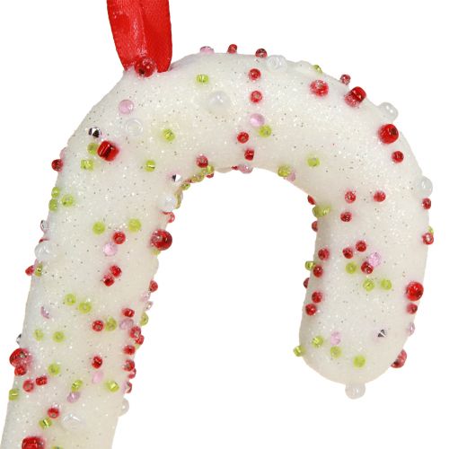 Artikel Candy candy dekoration för upphängning i vit, färgglad, H20cm, 6 st