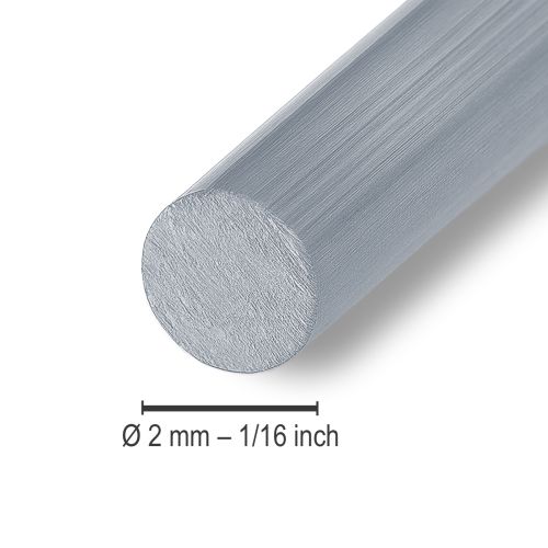 Artikel Aluminiumtråd 2mm smyckestråd silver 118m 1kg