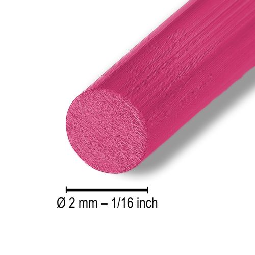 Artikel Aluminiumtråd Ø2mm rosa 60m 500g