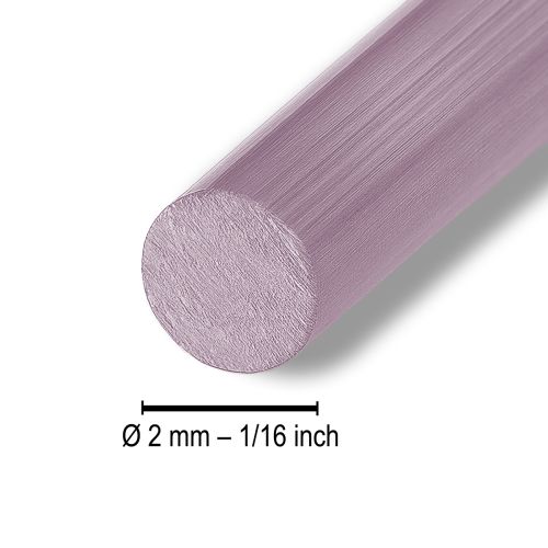Artikel Aluminiumtråd Ø2mm rosa dekorativ tråd rund 480g