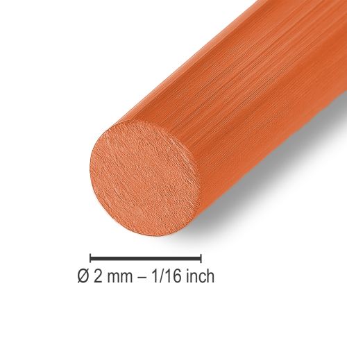 Artikel Aluminiumtråd orange Ø2mm hobbytråd aluminium 500g 60m