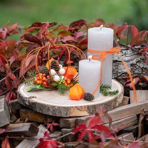 Artikel Aluminiumtråd, orange, Ø2mm, 500g, 60m, för DIY-dekorationer