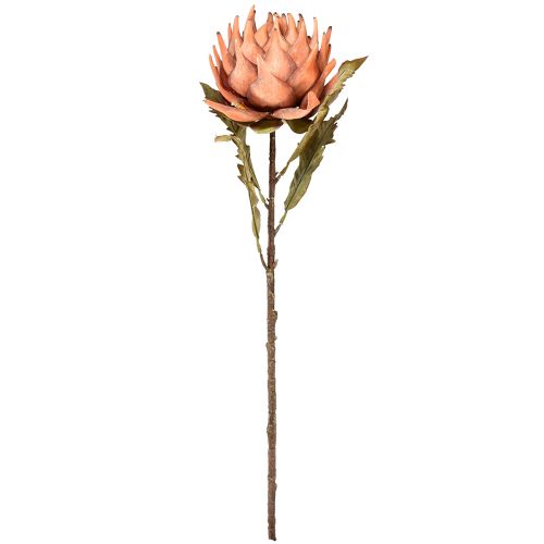 Artikel Kronärtskocka konstgjord blomma höst orange torr look Ø15cm 73cm