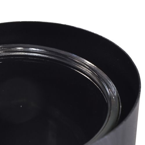 Artikel Antik grå metallhållare med hjärtform och glasbehållare - 30 cm dekoration för en romantisk atmosfär 2 stycken