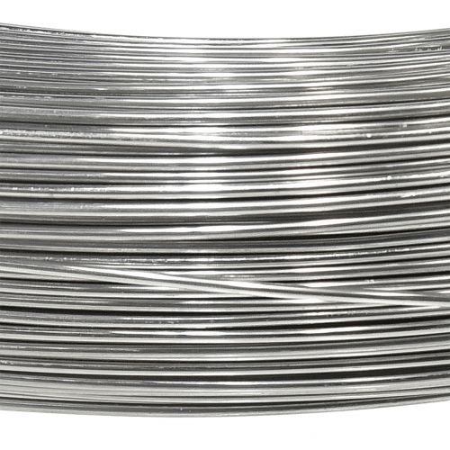 Artikel Hantverkstråd silver aluminiumtråd dekorativ tråd Ø1,5mm 1000g