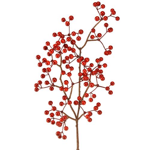 Floristik24 Bärgren konstgjorda röda bär grendekor L50cm 2 st