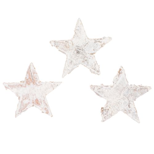 Björkstjärnor mini 2cm - 2,5cm vitkalkade 150 st köpa | Floristik24.se