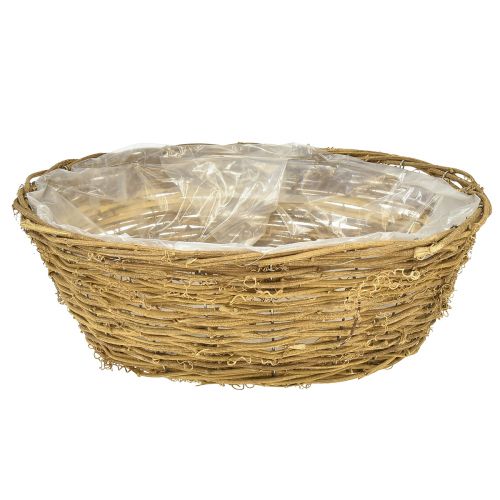 Artikel Blomskål stor växtkorg naturliga vinstockar Ø40cm H13cm