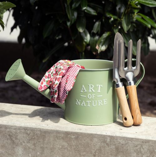 Artikel Blomkruka vattenkanna mintgrön zink Ø16,5cm H17cm