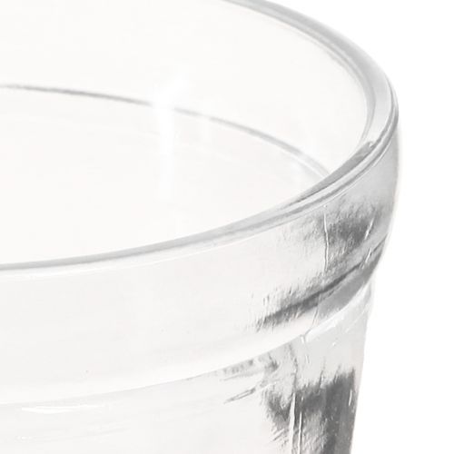Artikel Blomkruka glaskruka transparent Ø11cm H10,5cm 2st