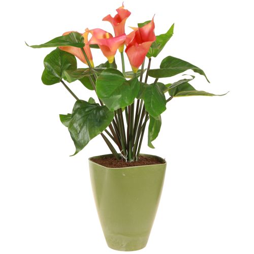 Artikel Orkidékruka blomkruka plastvas grön H16,5cm 4st
