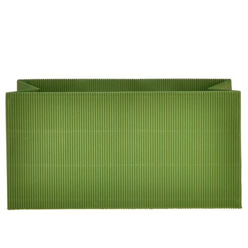 Artikel Blomkruka Långräfflad Grön Olivgrön 24x12cm 6 st