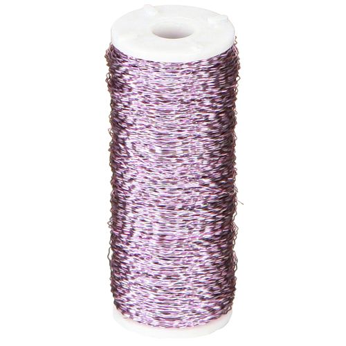 Buljongeffekttråd Ø0,30mm 100g/140m Lavendel