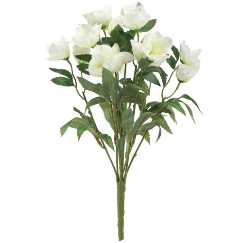 Artikel Julrosbukett 39cm kräm