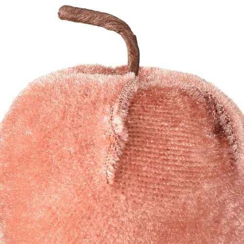 Artikel Dekorativa äpplen tyg äpple sammet brun gul Ø5cm H6cm 12 st