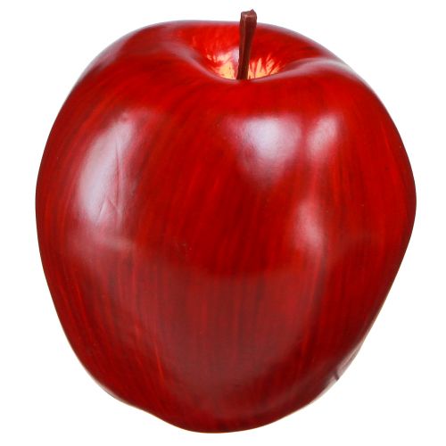 Artikel Deco äpple röd Deco frukt Ø8cm H9,5cm Röd Delicious 4 st