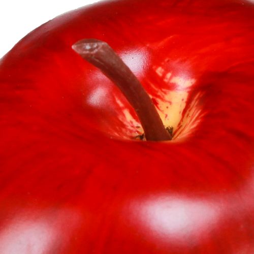 Artikel Deco äpple röd Deco frukt Ø8cm H9,5cm Röd Delicious 4 st