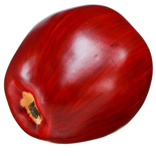 Artikel Deco äpple röd Deco frukt Ø8cm H9,5cm Röd Delicious 4 st