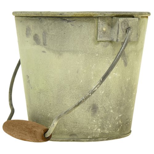 Artikel Dekorativ hink metall rost vintage Ø15/17,5/22cm set om 3