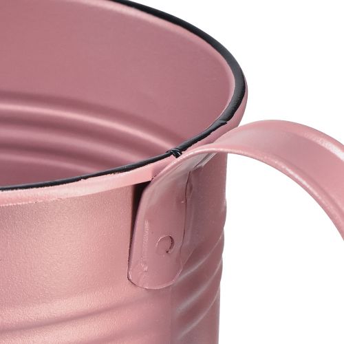 Artikel Dekorativ vattenkanna rosa metallkruka Ø13,5cm H12,5cm