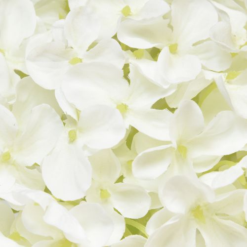 Artikel Dekorativ hortensia konstgjord vit snöbollshortensia 65cm