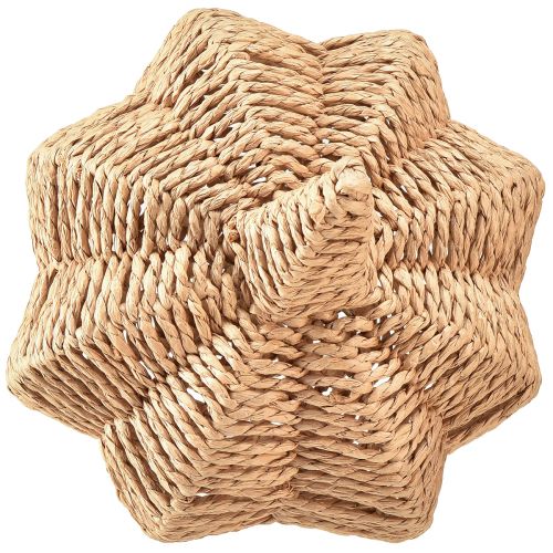 Artikel Dekorativ pumpa raffia naturlig rustik höstdekoration Ø25cm H25cm
