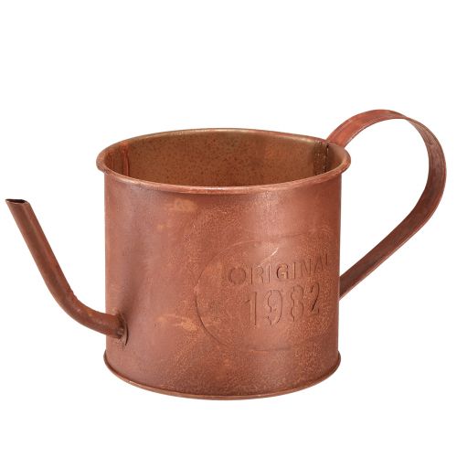 Artikel Dekorativ rost vattenkanna plantering metall Ø12,5cm H10,5cm