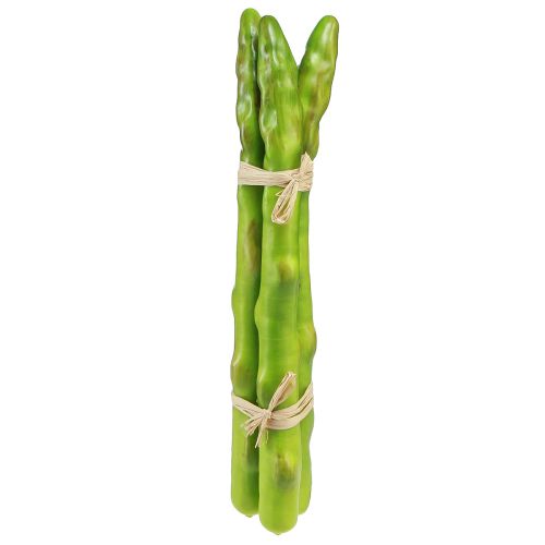 Artikel Dekorativ Sparris Grön Konstgjord grönsak L22cm Ø1,5cm 3st