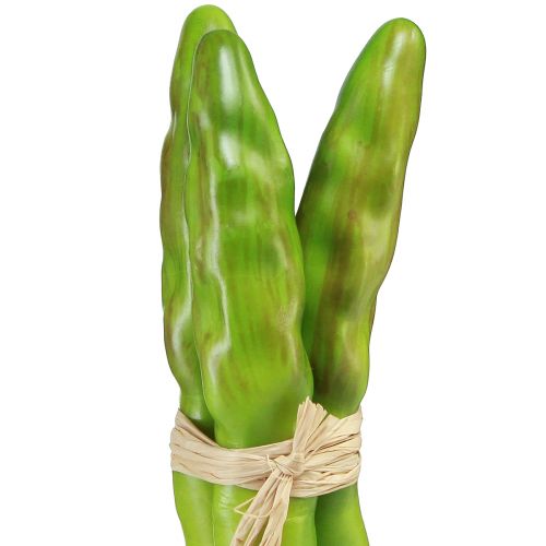Artikel Dekorativ Sparris Grön Konstgjord grönsak L22cm Ø1,5cm 3st