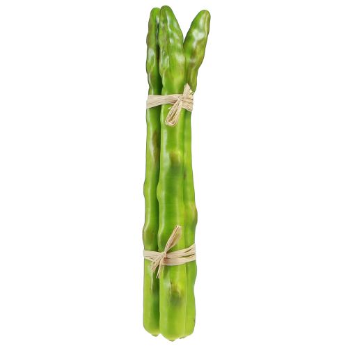 Artikel Dekorativ Sparris Grön Konstgjord grönsak L22cm Ø1,5cm 3st