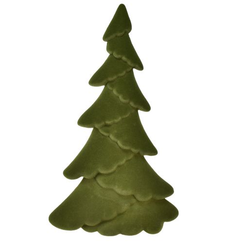 Artikel Dekorativ gran flockad julgran grön 60cm