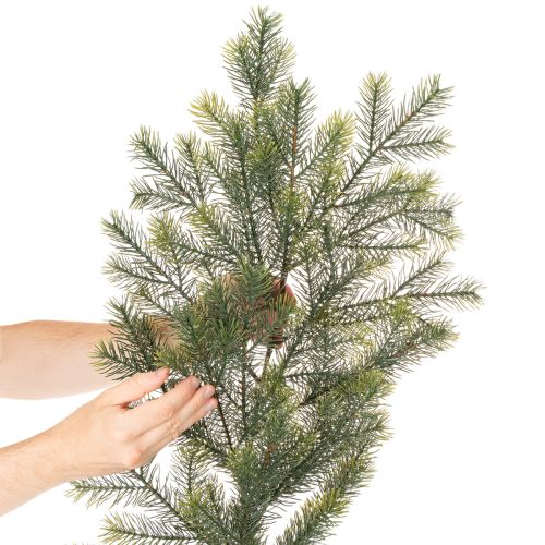 Konstgjord girlang av grangrenar för kreativ blomsterdekoration, 175 cm | Floristik24.se