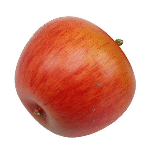 Floristik24 Dekorativa äpplen orange 4cm 6st
