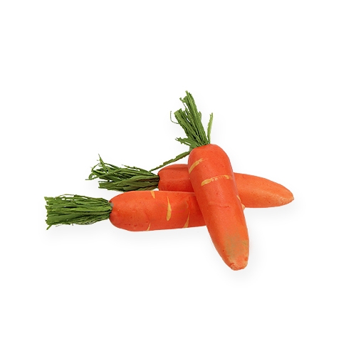 Floristik24 Dekorativa morötter orange 8cm 12st