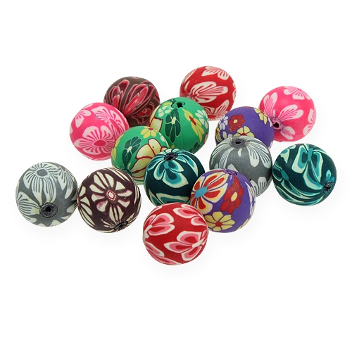 Floristik24 Dekorativa pärlemor blandade färger 1,9 cm 60p