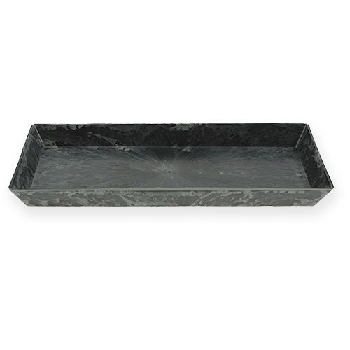 Artikel Dekorativ bricka antracit 27 cm x 12 cm