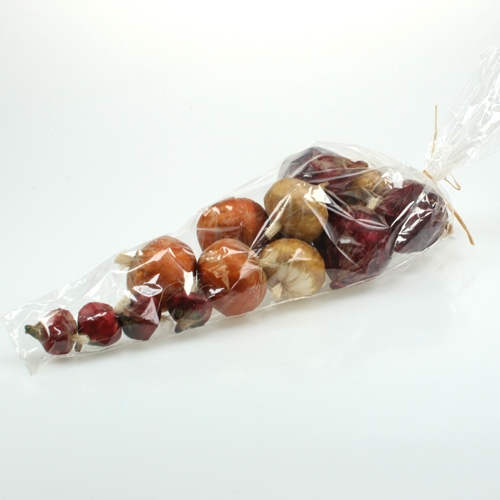 Floristik24 Lök stora och små konstgjorda 14st.