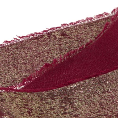 Artikel Dekorationsband Juldekorationsband Bordeaux Guld B40mm L10m