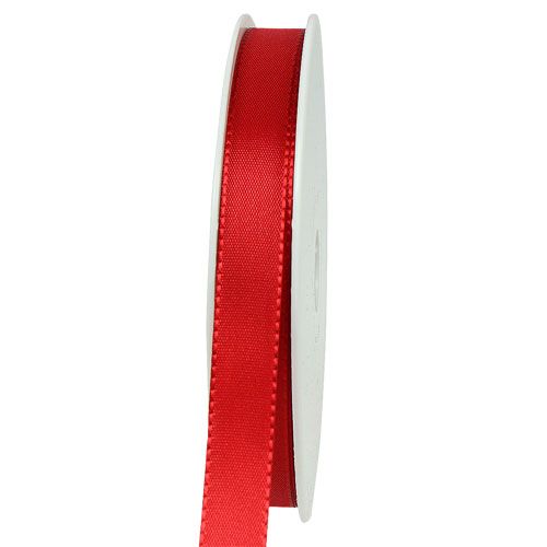 Present- och dekorationsband rött 15mm 50m