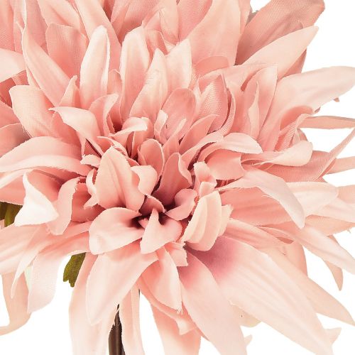 Artikel Dekorativa blommor dahlia konstgjord rosa blomma Ø15cm L28cm 3 st