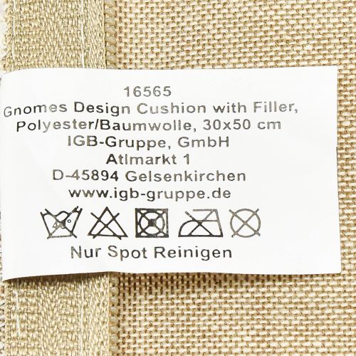 Artikel Prydnadskudde med tomtar prydnadskudde grön beige 50×30cm
