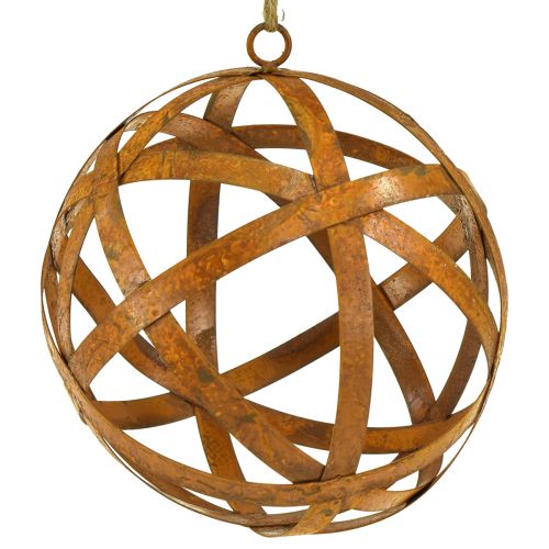 Artikel Dekorativ metallkulrost för dekorering av vintage Ø20cm