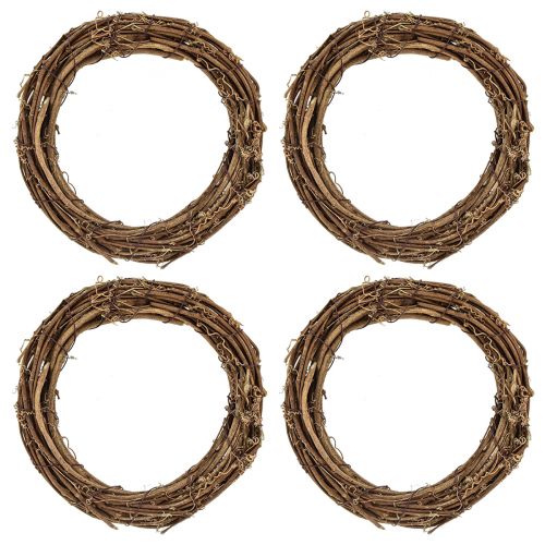 Artikel Dekorativ rankskrans naturlig dörrkrans höst Ø20cm 4st