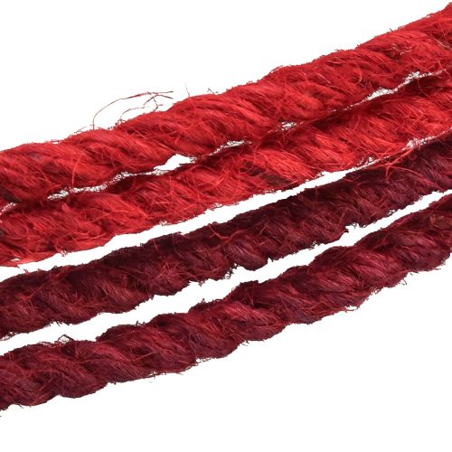 Artikel Dekorativ ring jute dekorationsögla röd mörkröd Ø30cm 4st