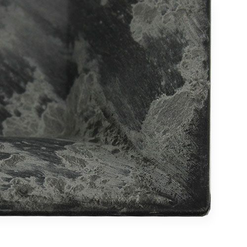 Floristik24 Plastplatta 20 cm x 20 cm fyrkantig antracit 6st