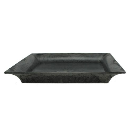 Floristik24 Plastplatta 20 cm x 20 cm fyrkantig antracit 6st