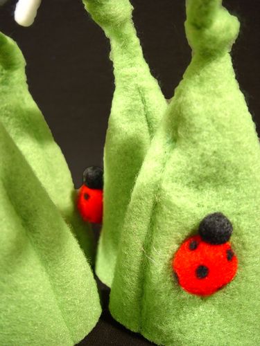 Floristik24 Äggvarmer filtblommor 16 cm 4st