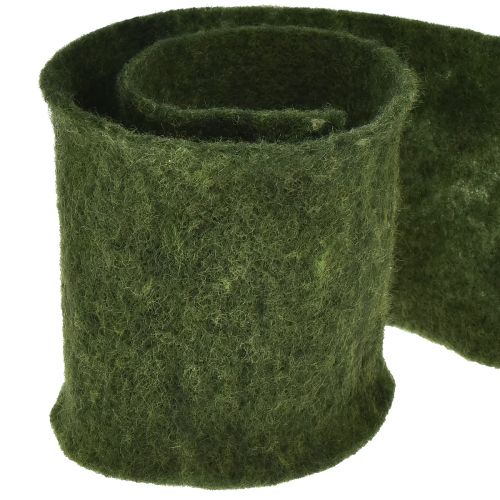 Artikel Filtband ullband pysselfiltfiltrulle mörkgrön 15cm 5m