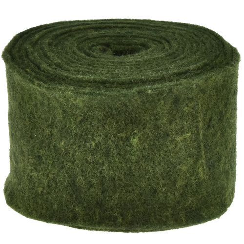 Artikel Filtband ullband pysselfiltfiltrulle mörkgrön 15cm 5m